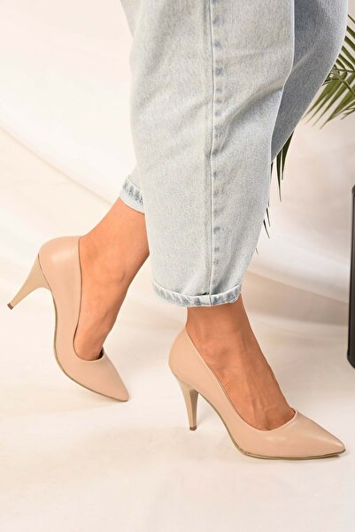 Shoeberry Dámské boty Nesirta Skin Skin Classic na podpatku