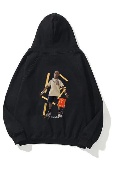 Trendiz Μαύρο φούτερ Mc Crew Cactus Jack Unisex