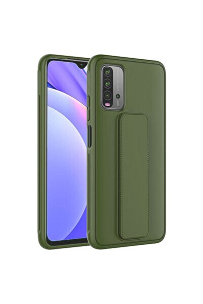 Rivor Xiaomi Redmi 9T Kılıf Kamera Çıkıntılı Standlı Yumuşak Dokulu Renkli Es...
