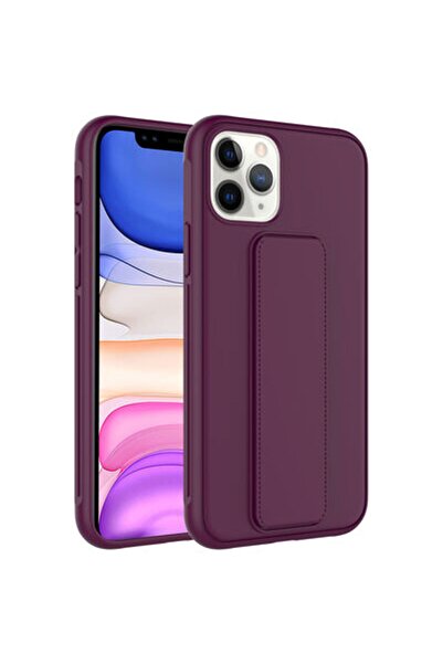Rivor Apple iPhone 11 Pro Kılıf Kamera Çıkıntılı Standlı Yumuşak Dokulu Renkl...