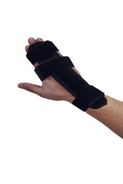 KEMSAD Ayarlanabilir bilek desteği el parmak alüminyum ateli kayış karpal tünel sendromu (4 parmak )