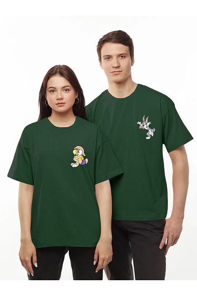 Pear Wear Μπλουζάκι Bugs Bunny Lola με στάμπα Lover Couple T-shirt Oversize Lover T-shirt