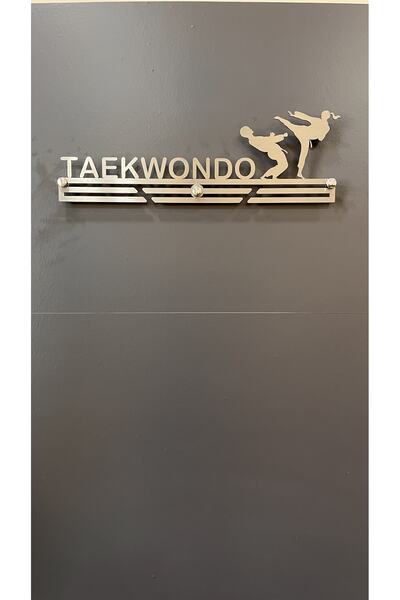 MER Dekor Tekvando Madalya Askısı / Askılığı (paslanmaz çelik) Taekwondo