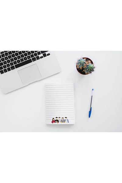 Bküp Tasarım إعادة تشغيل 1988 1 Memopad/ Notepad/ دفتر الملاحظات