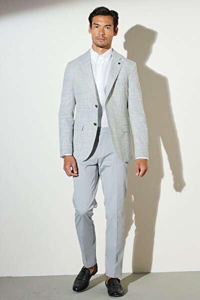 BROOKS BROTHERS ErkekAçık Gri Chino Pantolon