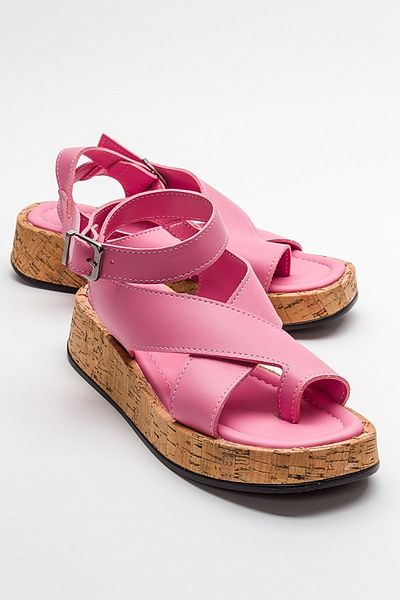 LuviShoes SARY Pink Women's Sandals