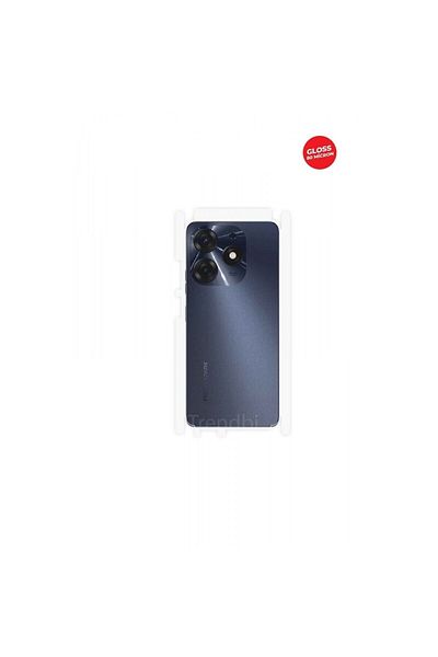 Wrapsol Tecno Spark 10 Pro - طبقة HD مع زخارف خلفية وجانبية متضمنة