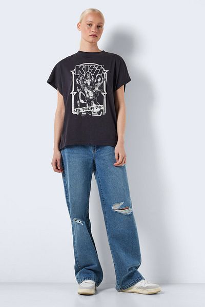 Noisy May 27028380 S/S Tops Obsidian