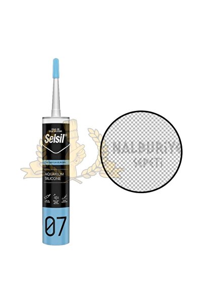Selsil Suya Dayanıklı Kuvvetli Akvaryum Silikonu ŞEFFAF 300 ml.