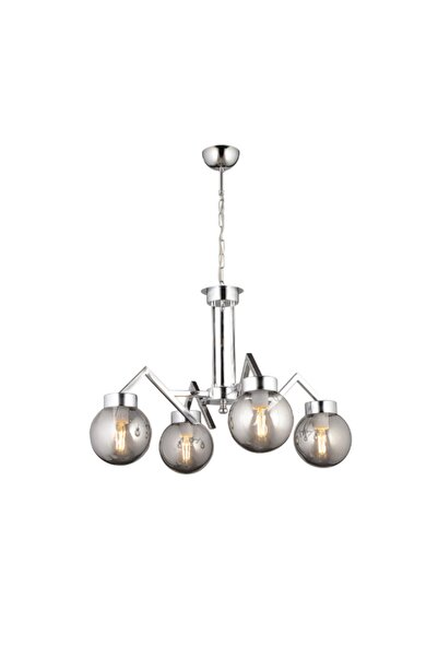 RONİSU AYDINLATMA 4'Lü Kollu Camlı Avize