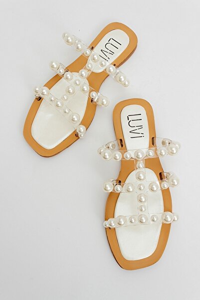 LuviShoes Mother of Pearl Pearl Women's Slippers