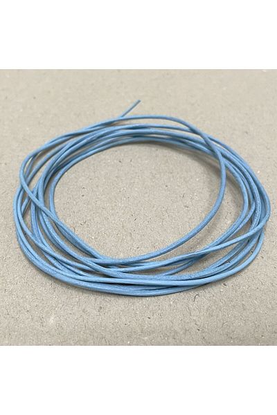 ipekbazaar DIY Bracelet Leather String, 1.5mm x 2 meters Genuine Leather Bracelet Necklace Accessory String, Bracelet Leather Rope