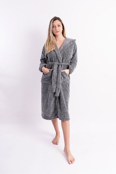 Sweets Collection Unisex φόρεμα με μακριά κουκούλα Welsoft βελούδινο