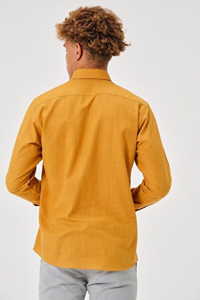 TACOMARK Alexis uzun kol keten gömlek