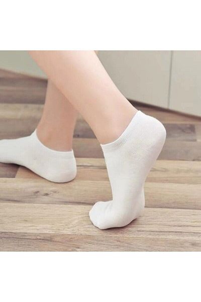 Meguca Socks Унисекс памучни спортни обувки Чорапи черни и бели 8 чифта