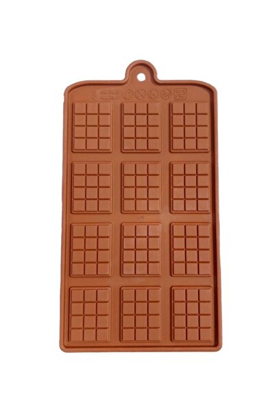 Cesil PCS-12 Lİ MİNİ TABLET ÇİKOLATA KALIBI 19X11 CM H:2.8 3.7 CM