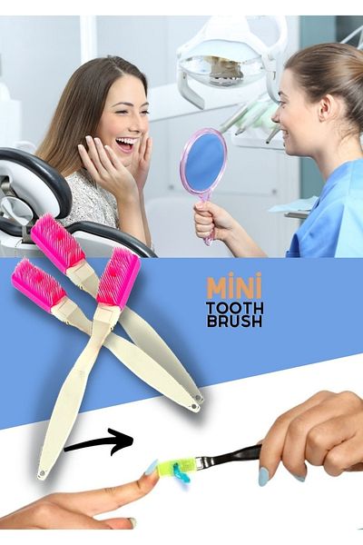 EASYBRUSH Mini Toothbrush 50 Pack