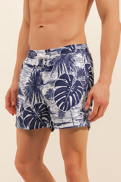 MY'KİNİ Ανδρικό σορτς κολύμβησης Navy Blue κανονικού μεγέθους