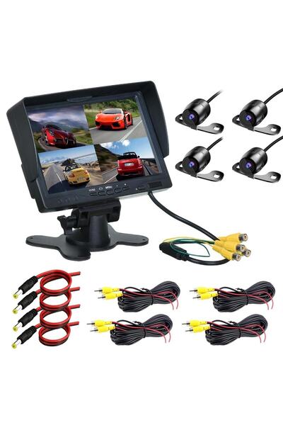 newfron OKUL ARAÇ MONİTÖRÜ 7 SET 4 KAMERA NEWFRON NF-Q4R