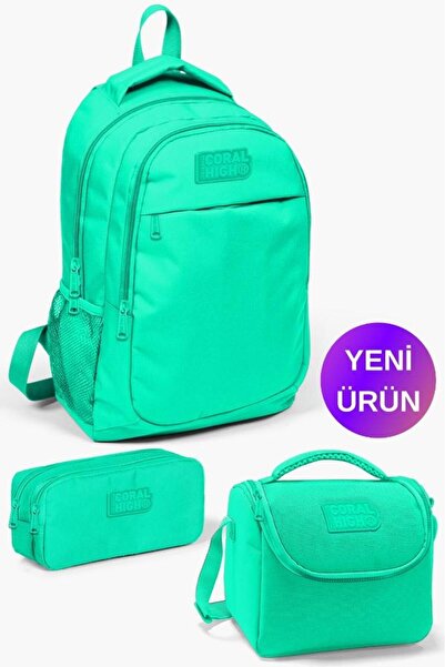 Coral High Kids Water Green 3-Piece School Bag Set GOSET0114395