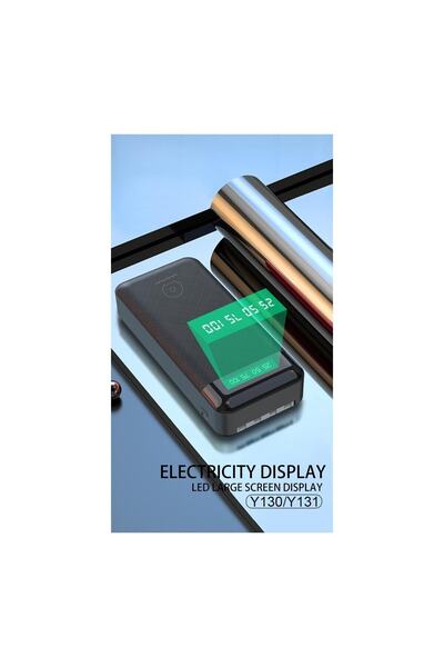 Apera BN45 20000mAh Powerbank LED Ekranlı Type-C iPhone USB Micro USB Kablolu Tüm Uçlar