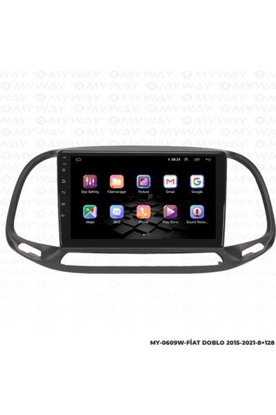 MYWAYY Myway Fiat Doblo Android Multimedya Carplay Navigasyon Ekran - 8gb RAM...