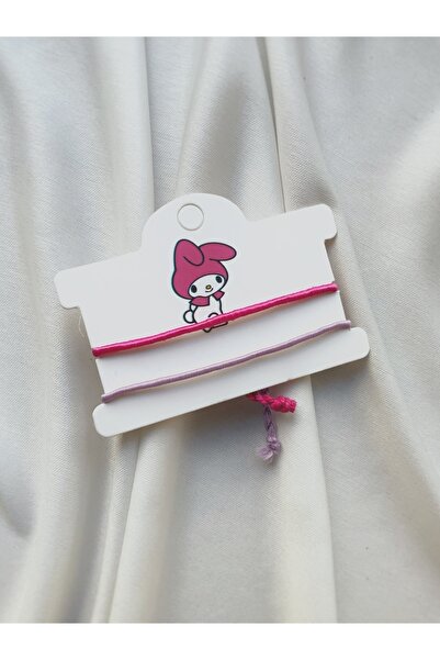 Atölye Merdiven Melody hello kitty ve arkadaşları çift bilekliği , arkadaşlık bilekliği ip bileklik seti