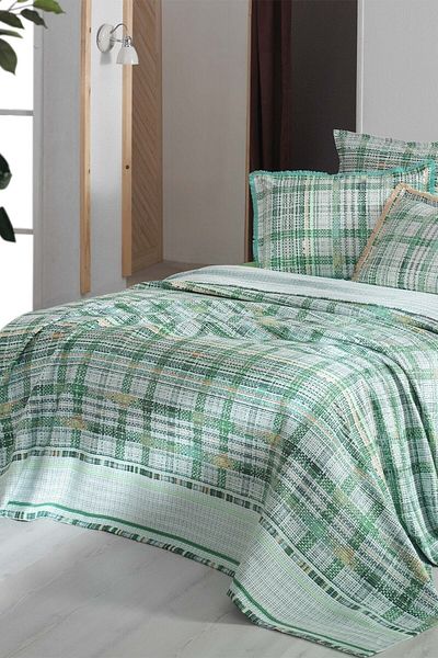 Sarev Lanzo Green Single 100% Cotton Pique Set