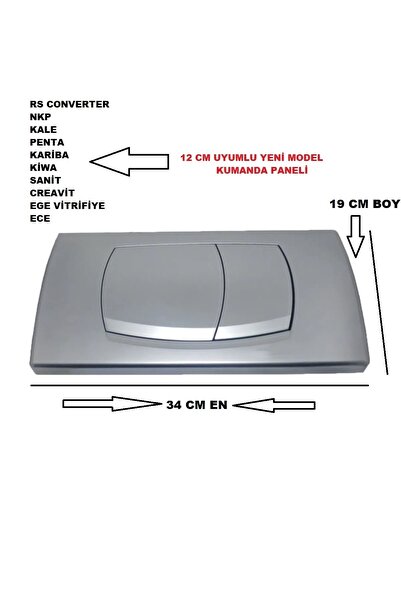 RSCONVERTER GÖMME REZERVUAR KUMANDA PANELLERİ Rezervuar 12 cm Markalarına Uyu...