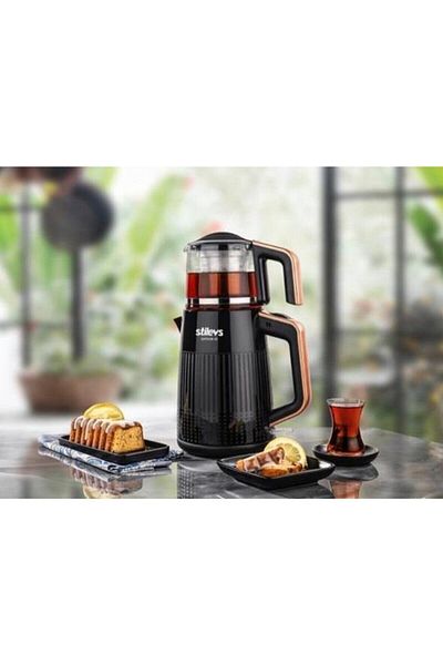 Stilevs Çays Cm37 Tea Machine Black Copper Sıh30521