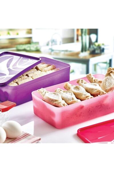 bimbambom 2.1 Liter No-frost Storage Container - 3 Pieces (SA-980), Deep Freezer