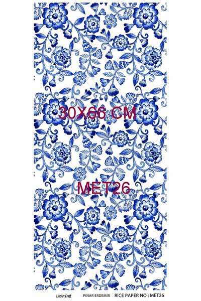 LİNEART Brass Decopage Paper La-met26