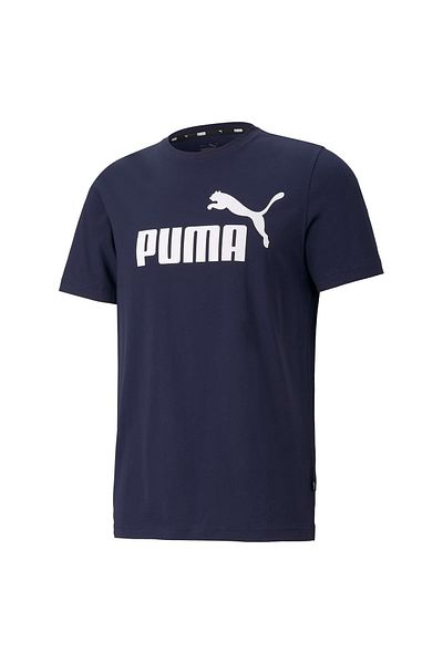 Puma Herren T-Shirt - ESS Logo Tee, Rundhals, Baumwolle, uni