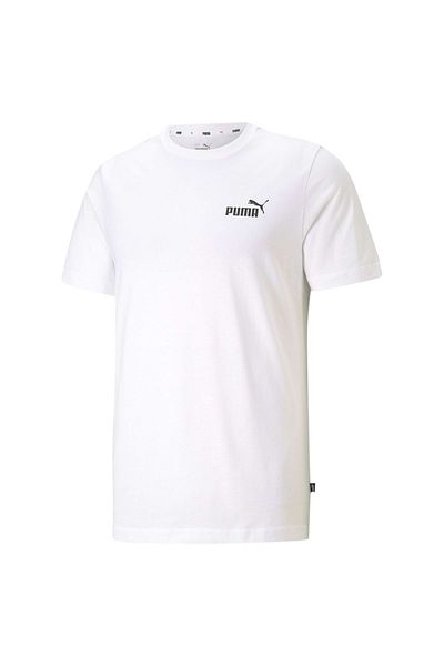 Puma ESS Herren T-Shirt – kleines Logo, Rundhals, Kurzarm, Uni