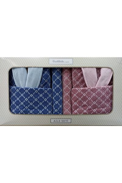 Özdilek DIAMOND FAMILY BATHROBE SET