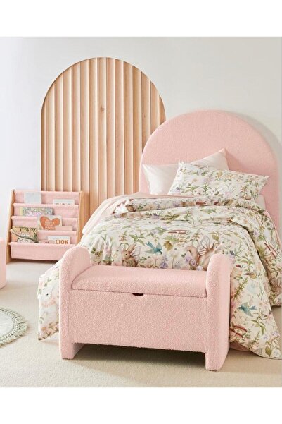 hoom concept LİNDA TEDDY YATAK BAŞLIĞI, PEMBE