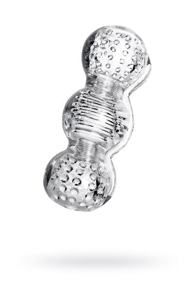 Ada Marketing Lingam by TOYFA Masturbator Rashmi, TPE, Şeffaf, 15,5 cm