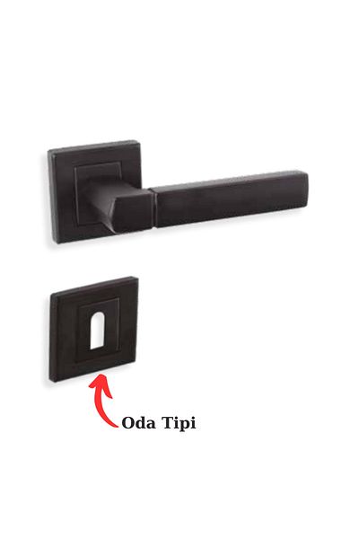 ARON Sofuoğlu Polat Luxury Square Badge Matte Black (ODA) Door Handle Aluminum / Steel