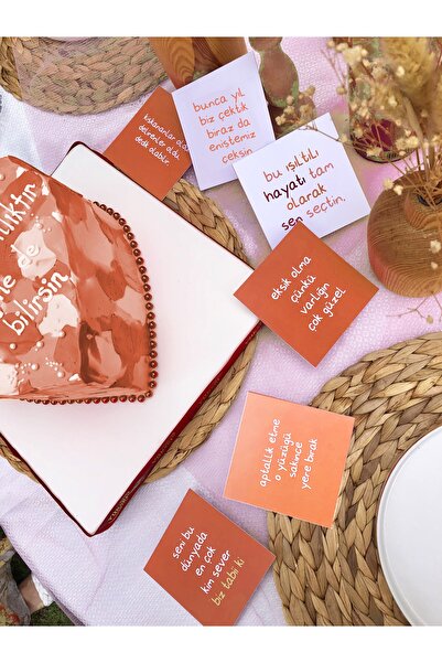 Pankart Evi 12 قطعة من بطاقات المرح ذات الشعار البرتقالي لحفلات توديع العزوبية