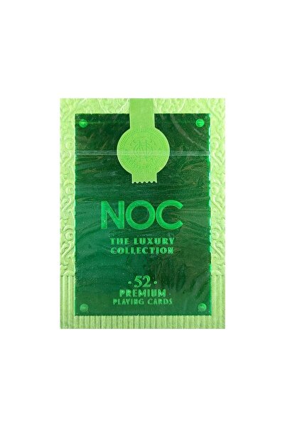 OyuncaklarÜlkesi Cartamundi NOC Luxury Emerald Foil Playing Card Limited Edit...