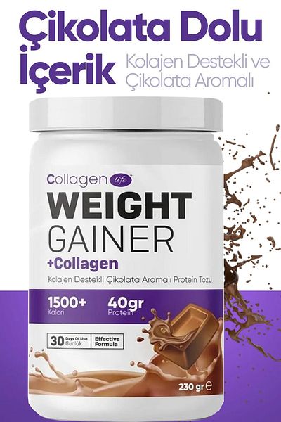 COLLAGEN LIFE Chocolate Flavored Collagen Powder - Helps to Lose Weight and Decompose Appetite