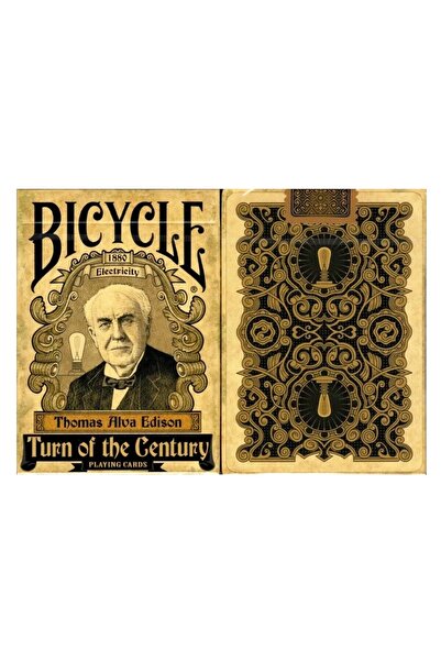 OyuncaklarÜlkesi Bicycle Turn of The Century Electricity Game Card Limited Ed...