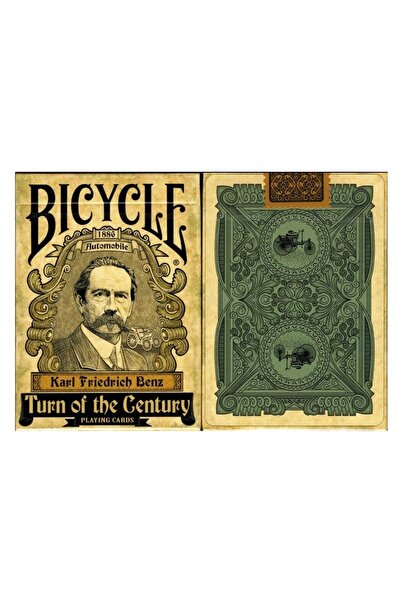 OyuncaklarÜlkesi Turn of the Century Bicycle and Automobile Playing Card - Li...