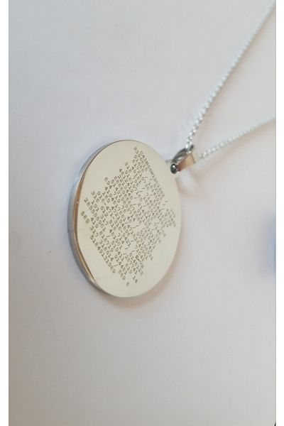 Anatolia Tree of Life Special Design Number Sectional Steel Necklace