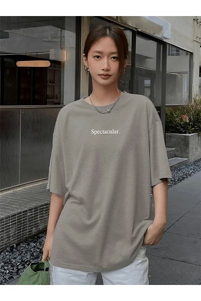 Pear Wear Spectacular printed Wide Fit γυναικείο μπλουζάκι Oversize T-shirt