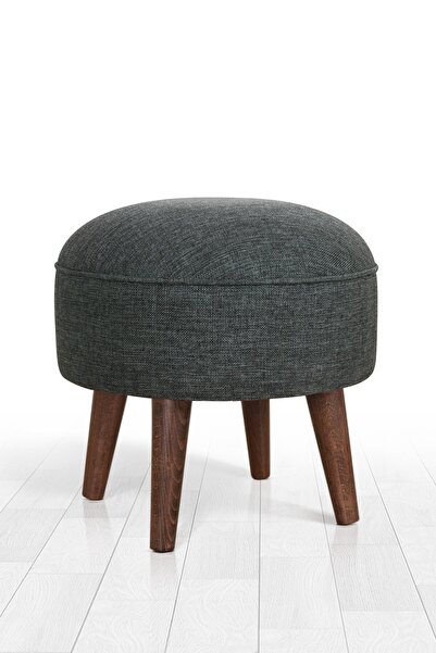 Lorencehome Deff Puf - Gri Yeşil