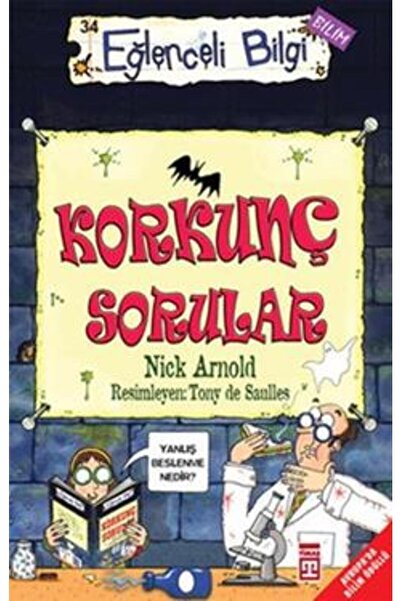 Genel Markalar Korkunç Sorular kitabı - Nick Arnold - Eğlenceli Bilgi Yayınları