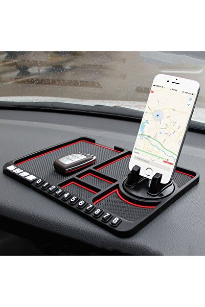 Seram Collection Çok Fonksiyonlu Fraba kaymaz Mat Oto Telefon Tutucu Kaymaz Y...