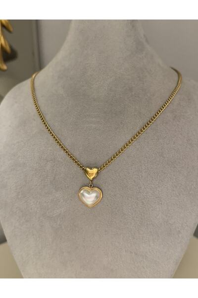 emy by emel luxury silver jewelry الصلب أم اللؤلؤ القلب قلادة