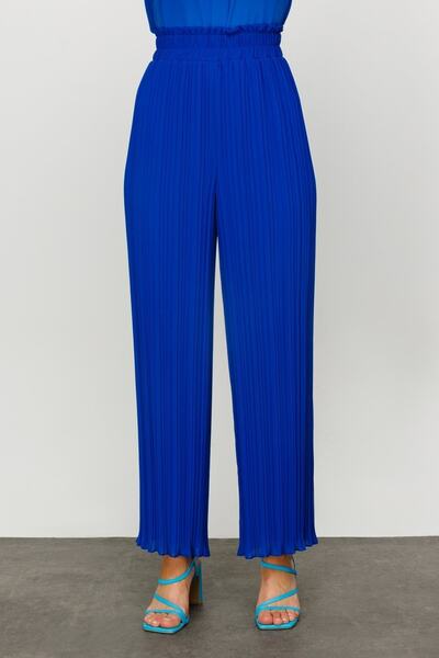 Ekol Плісировані штани з широкими штанинами